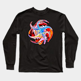 Phoenix Rising transparent background Long Sleeve T-Shirt